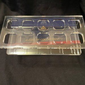 Vintage 1994 Avon Lip Color Vanity 10 slot acrylic holder Lipstick stand New